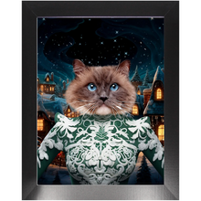 Load image into Gallery viewer, CHRISTMAS CRACKER 13 - Christmas Inspired Custom Pet Portrait Framed Satin Paper Print