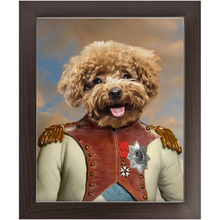 Load image into Gallery viewer, Baron D. Zert - Renaissance Inspired Custom Pet Portrait Framed Satin Paper Print