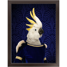 Load image into Gallery viewer, Madam Ockery - Renaissance Inspired Custom Pet Portrait Framed Satin Paper Print