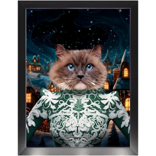 Load image into Gallery viewer, CHRISTMAS CRACKER 13 - Christmas Inspired Custom Pet Portrait Framed Satin Paper Print
