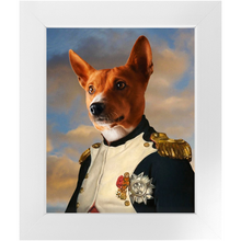 Load image into Gallery viewer, Napoleon Complex - Napoleon & Renaissance Inspired Custom Pet Portrait Framed Satin Paper Print