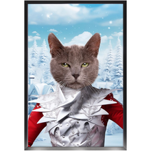 Load image into Gallery viewer, CHRISTMAS CRACKER 10 - Christmas Inspired Custom Pet Portrait Framed Satin Paper Print