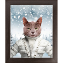 Load image into Gallery viewer, CHRISTMAS CRACKER 3 - Christmas Inspired Custom Pet Portrait Framed Satin Paper Print