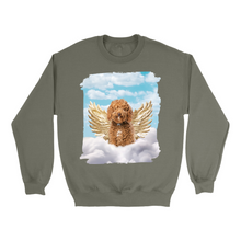 Load image into Gallery viewer, Apparel-DTG-Sweatshirt-Gildan-18000-3XL-MilitaryGreen-Unisex-CF-20250202125239229