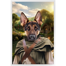 Load image into Gallery viewer, PAWS & PIPEWEED - Lord of the Rings Inspired Custom Pet Portrait Framed Satin Paper Print
