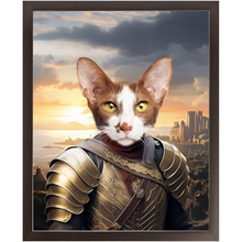 Load image into Gallery viewer, BESTEROS 1 - Game of Thrones & House Of Dragons Inspired Custom Pet Portrait Framed Satin Paper Print