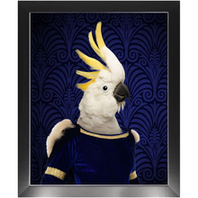 Load image into Gallery viewer, Madam Ockery - Renaissance Inspired Custom Pet Portrait Framed Satin Paper Print
