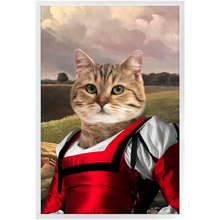 Load image into Gallery viewer, Reign In Spain - Renaissance Inspired Custom Pet Portrait Framed Satin Paper Print