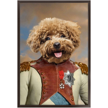 Load image into Gallery viewer, Baron D. Zert - Renaissance Inspired Custom Pet Portrait Framed Satin Paper Print