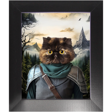 Load image into Gallery viewer, TAKING THE SCENIC ROUTE - Lord of the Rings Inspired Custom Pet Portrait Framed Satin Paper Print