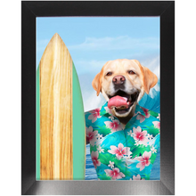 Load image into Gallery viewer, BITCHIN' - Custom Pet Portrait Framed Satin Paper Print