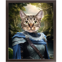 Load image into Gallery viewer, AN ENCHANTED FURREST - Lord of the Rings Inspired Custom Pet Portrait Framed Satin Paper Print