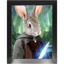 Load image into Gallery viewer, Shire Ground - Lord of The Rings Inspired Custom Pet Portrait Framed Satin Paper Print