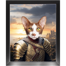 Load image into Gallery viewer, BESTEROS 1 - Game of Thrones & House Of Dragons Inspired Custom Pet Portrait Framed Satin Paper Print