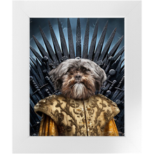 Load image into Gallery viewer, THE BONEROOM 2 - Game of Thrones & House Of Dragons Inspired Custom Pet Portrait Framed Satin Paper Print