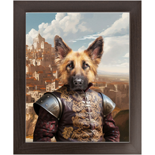 Load image into Gallery viewer, BESTEROS 2 - Game of Thrones & House Of Dragons Inspired Custom Pet Portrait Framed Satin Paper Print
