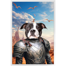 Load image into Gallery viewer, DESSERT CROSSING 3 - Game of Thrones & House Of Dragons Inspired Custom Pet Portrait Framed Satin Paper Print