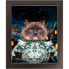 Load image into Gallery viewer, CHRISTMAS CRACKER 13 - Christmas Inspired Custom Pet Portrait Framed Satin Paper Print