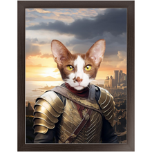 Load image into Gallery viewer, BESTEROS 1 - Game of Thrones & House Of Dragons Inspired Custom Pet Portrait Framed Satin Paper Print