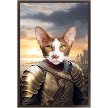 Load image into Gallery viewer, BESTEROS 1 - Game of Thrones & House Of Dragons Inspired Custom Pet Portrait Framed Satin Paper Print