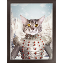 Load image into Gallery viewer, CHRISTMAS CRACKER 2 - Christmas Inspired Custom Pet Portrait Framed Satin Paper Print