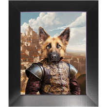 Load image into Gallery viewer, BESTEROS 2 - Game of Thrones & House Of Dragons Inspired Custom Pet Portrait Framed Satin Paper Print