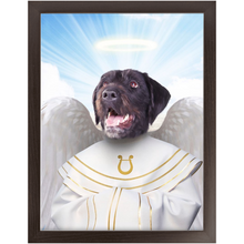 Load image into Gallery viewer, Harping On - Heavenly Angels Inspired Custom Pet Portrait Framed Satin Paper Print