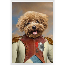 Load image into Gallery viewer, Baron D. Zert - Renaissance Inspired Custom Pet Portrait Framed Satin Paper Print