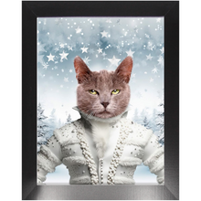 Load image into Gallery viewer, CHRISTMAS CRACKER 3 - Christmas Inspired Custom Pet Portrait Framed Satin Paper Print