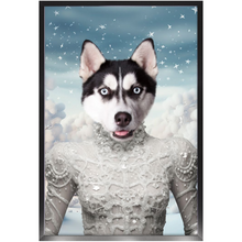 Load image into Gallery viewer, CHRISTMAS CRACKER 4 - Christmas Inspired Custom Pet Portrait Framed Satin Paper Print