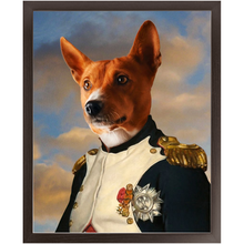 Load image into Gallery viewer, Napoleon Complex - Napoleon & Renaissance Inspired Custom Pet Portrait Framed Satin Paper Print
