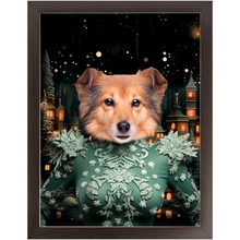 Load image into Gallery viewer, CHRISTMAS CRACKER 14 - Christmas Inspired Custom Pet Portrait Framed Satin Paper Print