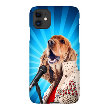 Load image into Gallery viewer, BLUE SUEDE CHEW TOY CUSTOM PET PORTRAIT PHONE CASE