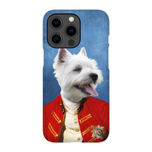 Load image into Gallery viewer, COMMANDER IN MISCHIEF CUSTOM PET PORTRAIT PHONE CASE