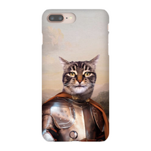 Load image into Gallery viewer, KNIGHT IN BROWN SATIN CUSTOM PET PORTRAIT PHONE CASE