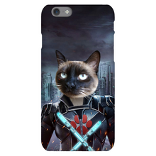 Load image into Gallery viewer, BLACK AZNITE CUSTOM PET PORTRAIT PHONE CASE