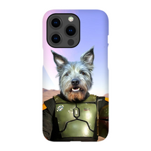 Load image into Gallery viewer, Bob & Fetch- Boba Fett & Star Wars Inspired Custom Pet Portrait Phone Case