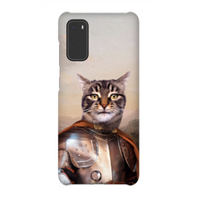 Load image into Gallery viewer, KNIGHT IN BROWN SATIN CUSTOM PET PORTRAIT PHONE CASE