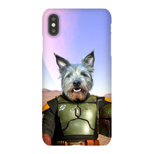 Load image into Gallery viewer, Bob & Fetch- Boba Fett & Star Wars Inspired Custom Pet Portrait Phone Case