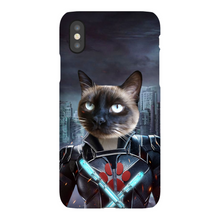 Load image into Gallery viewer, BLACK AZNITE CUSTOM PET PORTRAIT PHONE CASE