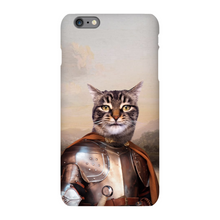 Load image into Gallery viewer, KNIGHT IN BROWN SATIN CUSTOM PET PORTRAIT PHONE CASE