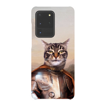 Load image into Gallery viewer, KNIGHT IN BROWN SATIN CUSTOM PET PORTRAIT PHONE CASE