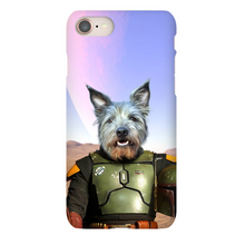 Load image into Gallery viewer, Bob & Fetch- Boba Fett & Star Wars Inspired Custom Pet Portrait Phone Case