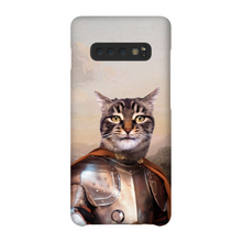 Load image into Gallery viewer, KNIGHT IN BROWN SATIN CUSTOM PET PORTRAIT PHONE CASE