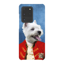 Load image into Gallery viewer, COMMANDER IN MISCHIEF CUSTOM PET PORTRAIT PHONE CASE