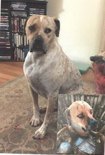 Load image into Gallery viewer, Snow Doubt - Game Of Thrones Inspired Custom Pet Portrait Canvas