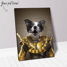 Load image into Gallery viewer, Tootencharmin - Pharaohs of Egypt Inspired Custom Pet Portrait Canvas