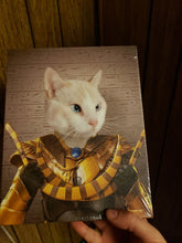 Load image into Gallery viewer, Tootencharmin - Pharaohs of Egypt Inspired Custom Pet Portrait Canvas