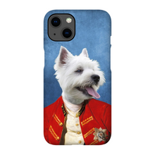 Load image into Gallery viewer, COMMANDER IN MISCHIEF CUSTOM PET PORTRAIT PHONE CASE