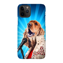 Load image into Gallery viewer, BLUE SUEDE CHEW TOY CUSTOM PET PORTRAIT PHONE CASE